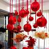10PCS Red Glossy Round 4D Foil Balloons Are Used for Valentine's Day Decoration, Restaurant and Birthday Party Decoration