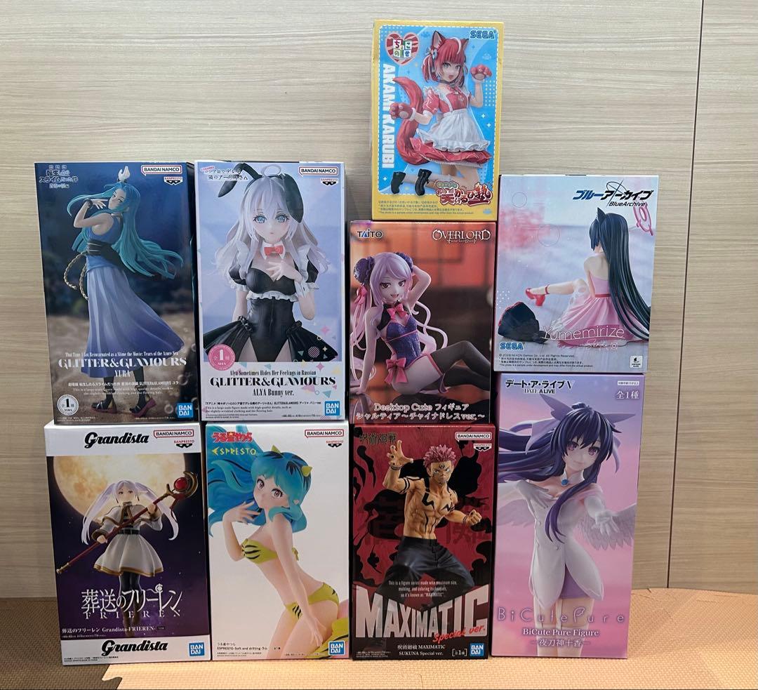 Набор фигурок-призов оптом, 9 штук.