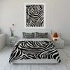 Zebra Pattern Three-Piece Set Multiple Sizes Kid's and Adults' Bedroom Exquisite 3PC Bedding Set Gift