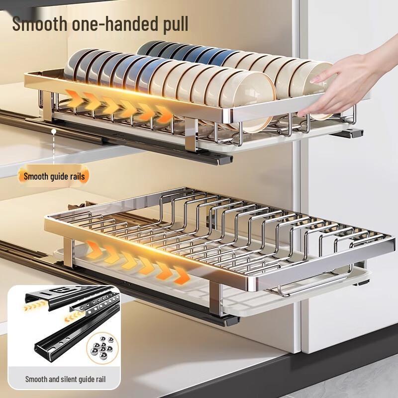 Milin Under-Sink Pull-Out Dish Drying Rack