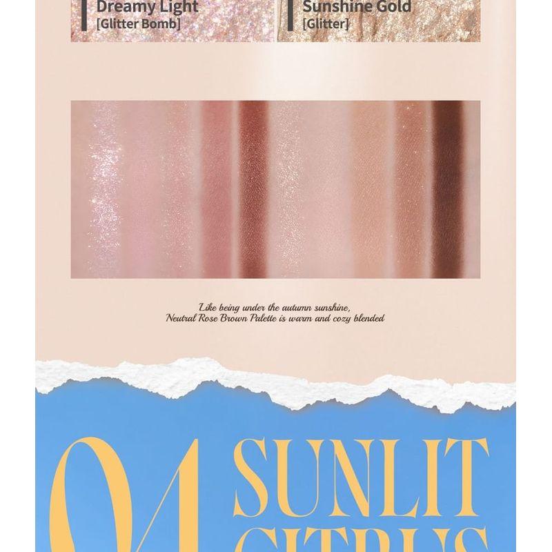 Peach C - Seasonal Blending Eyeshadow Palette - 6 Types