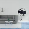 Vintage Knight Sculpture And Minimalist Bird Wall Clock Creative Tabletop Hanging Art Ornament