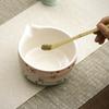 6-teiliges/Set Traditionelles Bambus Keramik Japanisches Matcha Tee-Set Matcha Schale Löffel Teezubereitungswerkzeuge Matcha Besen Set Zubehör Neu