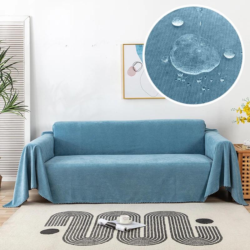Waterproof Sofa Cover All-weather Sofa Blanket Dust-proof Cloth For Bedroom Living Room Sofa Cushion Home Living Room Decor