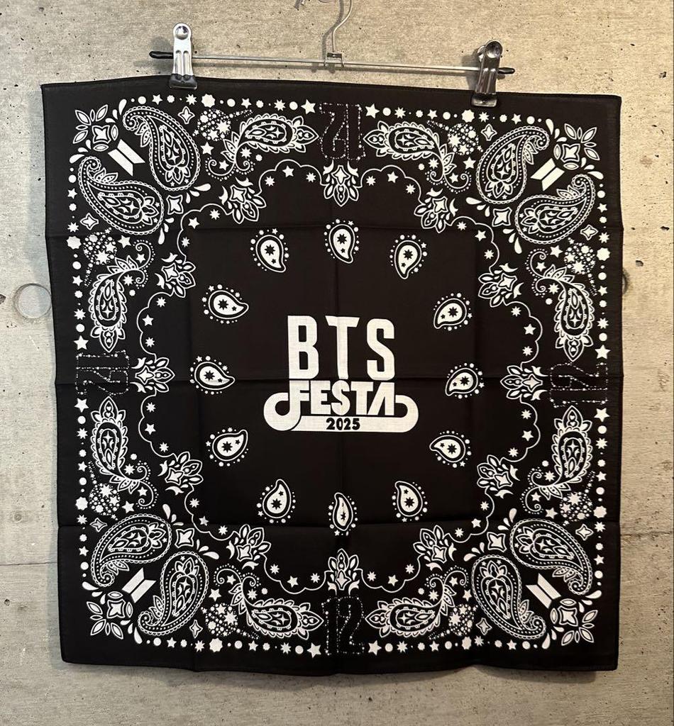 [USED] BTS FESTA 2025 ARMY ZONE Bandana