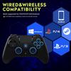 QRD Spark N5 Ovladač pro Kompatibilní s PS4 Pro Slim PS3 Steam Deck PC Hallův efekt Audio port Reproduktor Rychlý pohyb Mapovatelné funkce PS5,