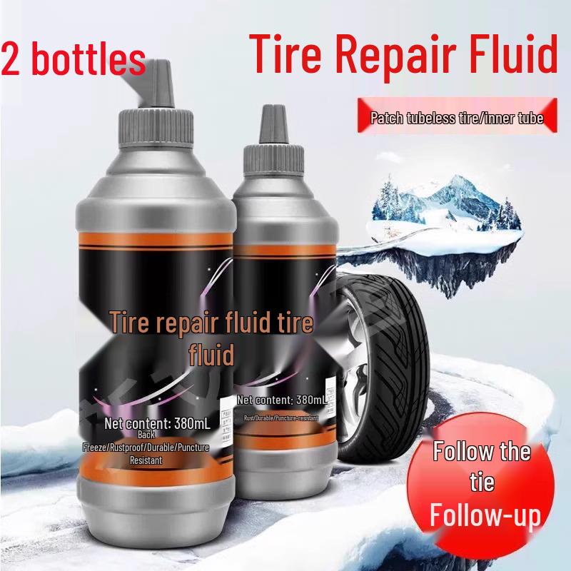 Self-Sealing Tire Repair Fluid for Cars, Motorcycles, Electric Vehicles, and Bicycles