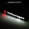 Car Decorative Light LED Front Hood Grille Emblem Badge Decor For Volkswagen Jetta MK5 MK6 Golf-4 5 6 7 Passat 3B7 601 171 B5 B6