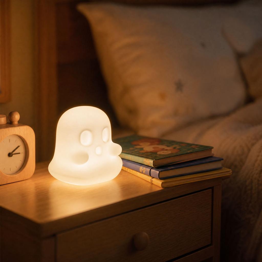 Silicone Night Light with Control 7 Color Changing Ambient Lamp for Bedroom
