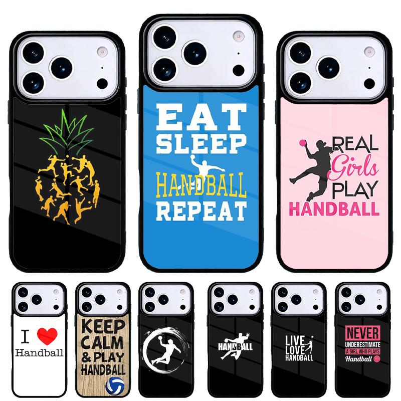 Handball Sport Phone Case for iPhone 17 16 15 14 13 Pro Max Back Cover for 12 11 Pro Coque