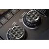 Carbon Fiber Vinyl Central Console AC Knob Cover Trim For Lexus LX570 2016-