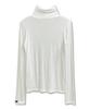 Damiswi Slim Turtleneck Long Sleeve_Ivory