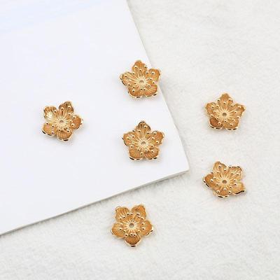 Color-Preserving Copper Hanfu Hairpin with Floral Receptacle