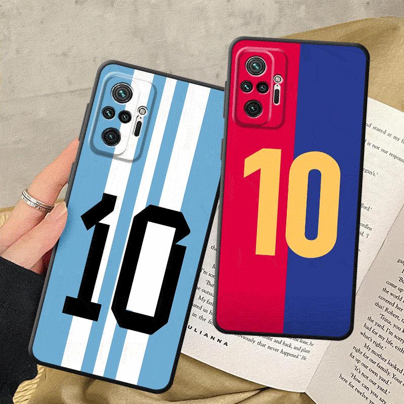 Cool Football Number Phone Case Xiaomi For Redmi 9 9A 9i 9C 9T 10 2022 10C 10A 12 12C 13C 14C K40 Pro A1 A2 Plus A3x A4 Cover
