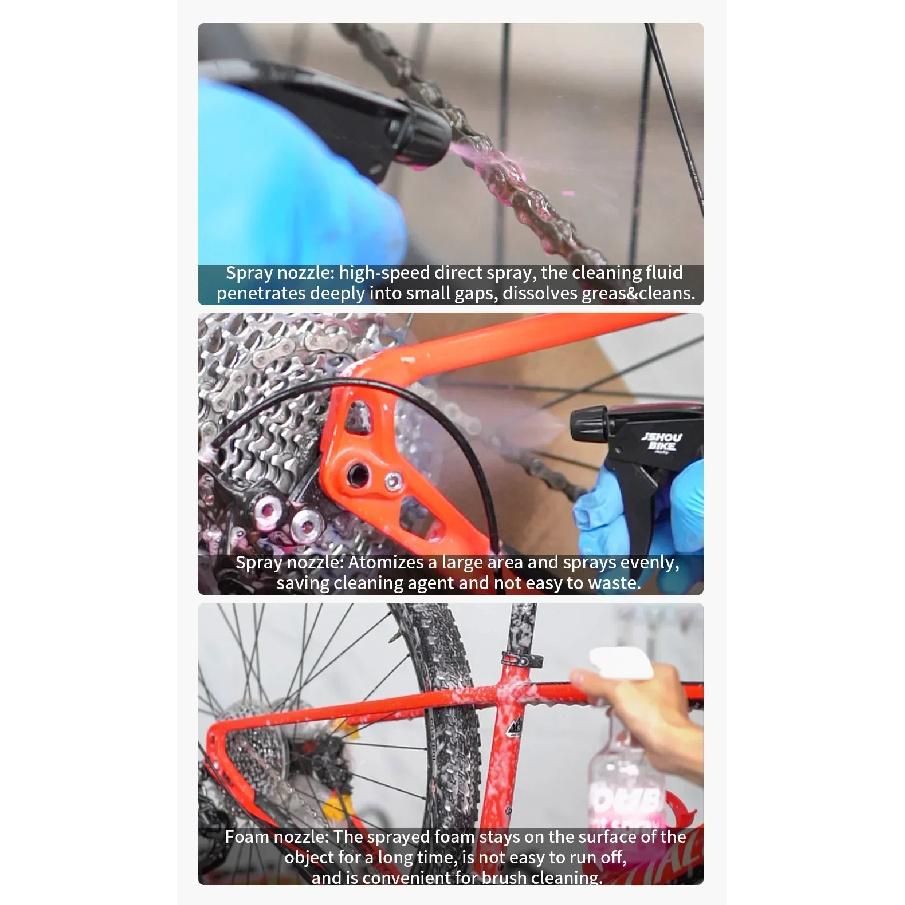 Bicycle chain cleaner 100/350ml Drivetrain cleaner cleaning and maintenance fluid degreasing spray For Folding Road MTB bike