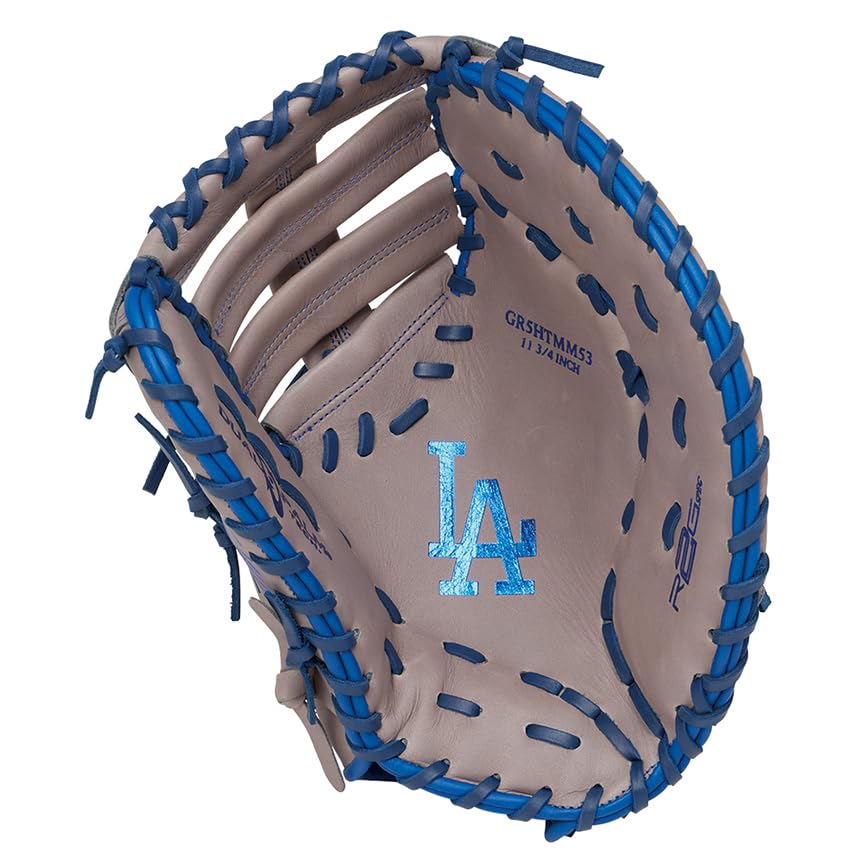 Rawlings Baseball HYPER TECH MLB TEAM First Dodgers Throw Glove, Soft, GR5HTMM53, Base, 2, 11.75 Inches, Right-Handed