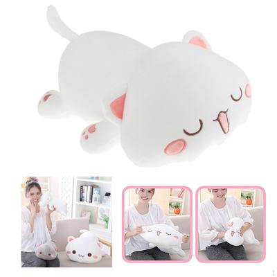 Lying Cat Plush Pillow Kitten Stuffed Animal Body , Very Hugging Sleeping