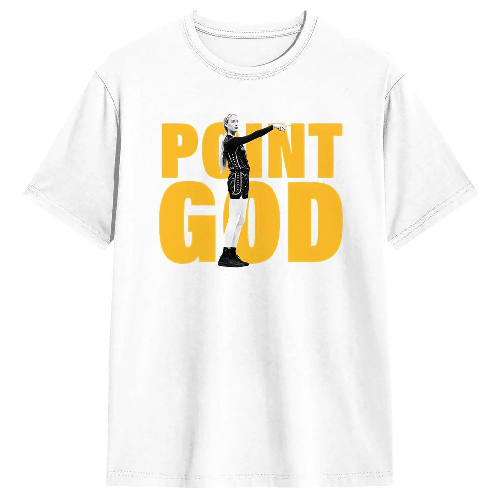 Oversized T-Shirt Summer Sophie Cunningham Point God Signature T Shirts 100% Cotton Tshirt for Men's Y2K Short Sleeve Tops