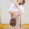Multifunctional backpack, personalized fashion, rivet printing, student leisure trend women's bag