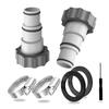 Hose Pipe Adapter For Plunger Valve Pool Drain Swimming Pool Intex Fit 4000 2500 2000 1500 ARU Threaded Connection Pumps