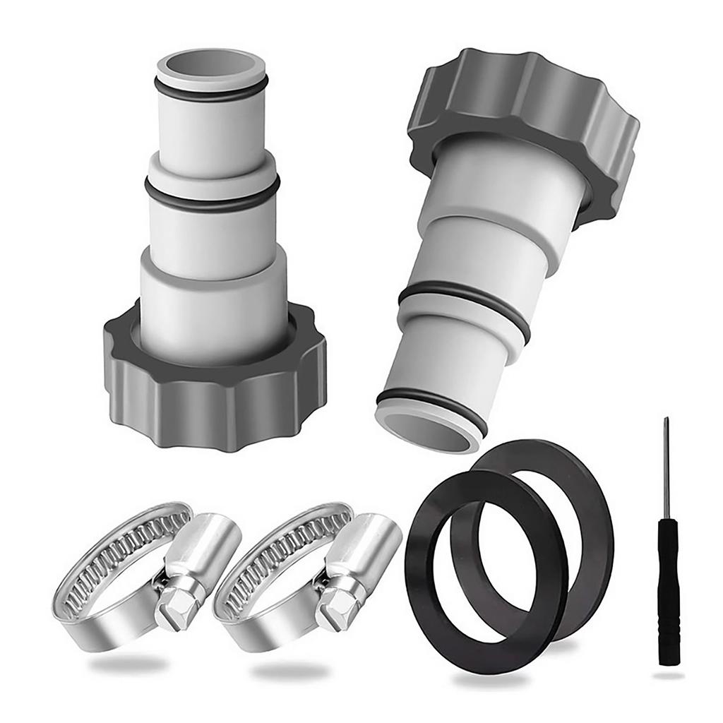 Hose Pipe Adapter For Plunger Valve Pool Drain Swimming Pool Intex Fit 4000 2500 2000 1500 ARU Threaded Connection Pumps