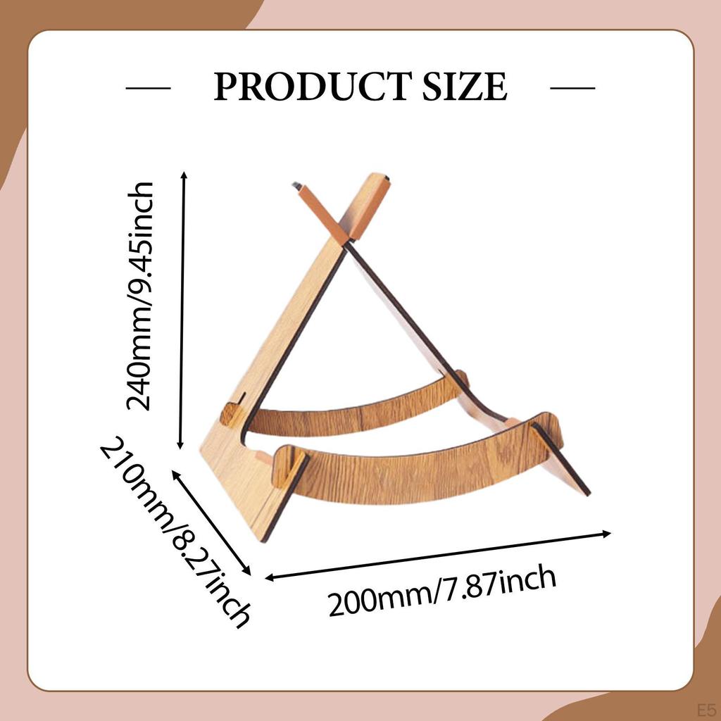 Guitar Stand for Le, Violin Stand, Practical String Instrument Holder, Storage Shelf,
