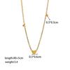 Elegant Personalized Double Heart Pendant Titanium Steel Necklace for Women
