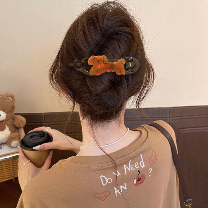 Francouzská retro perlová twist sponka do vlasů—Elegantní jednoslovný styl pro ženy