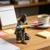 3D Printed Batman Pen Holder, PLA Desk Organizer for Pencils Markers, Superhero Decor for Office Home, Unique Gift for Comic & Movie Fans