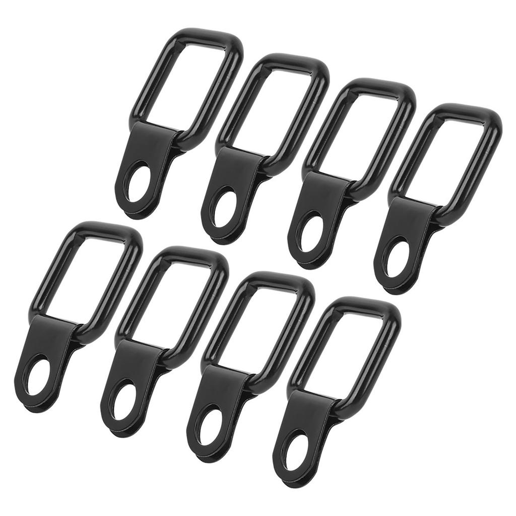 8pcs D‑Ring Anchors Quick Removal Fastener Tie Downs Fit for Jeep Wrangler JK YJ TJ JKU Sports Sahara for Freedom