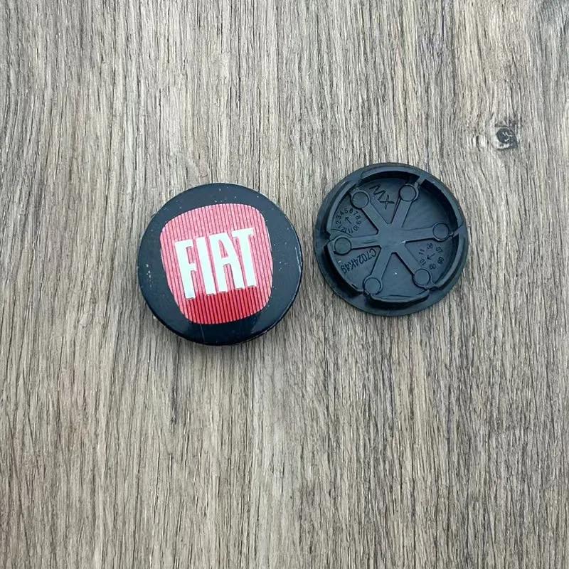 4pcs 50mm Abarth 500 Wheel Center Hub Caps Car Rims Dust Proof Cover Emblem Badge for Fiat Palio Stilo Bravo Perla Puntosiena
