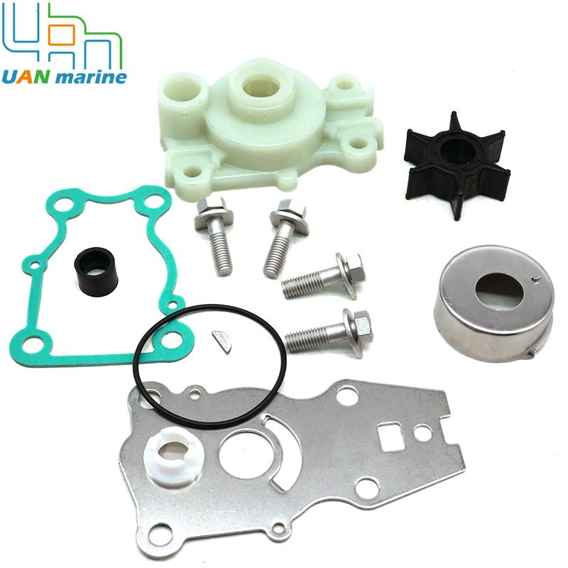 66T-W0078-00 66T-W0078-01 Water Pump Impeller Kit W/ Housing for Yamaha 25 30 40 Hp 4 Str T25 F30 F40 Outboard 66T-W0078-A0