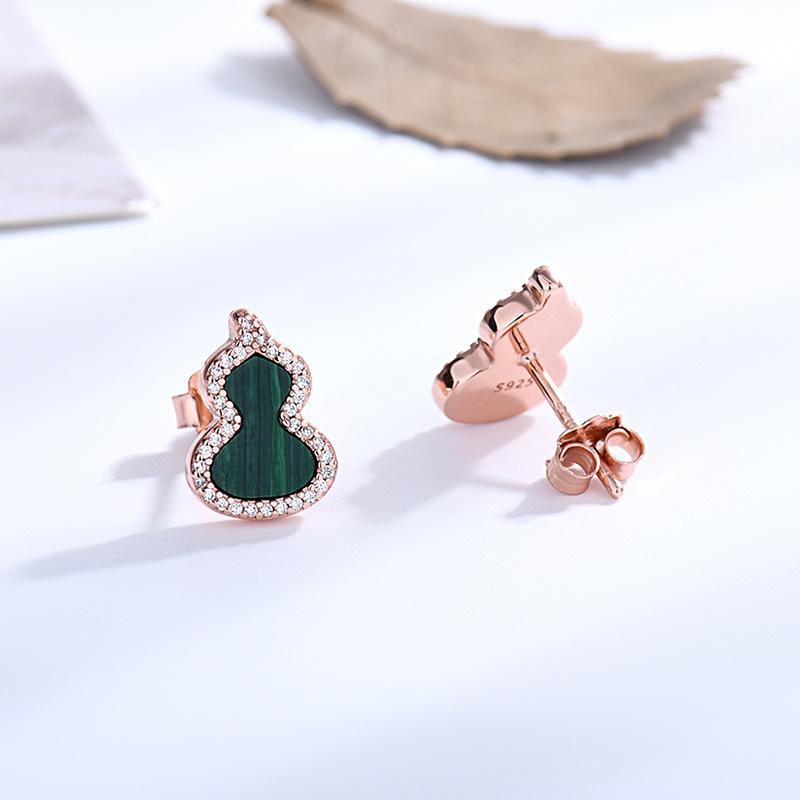 Auspicious Unicorn Gourd Earrings