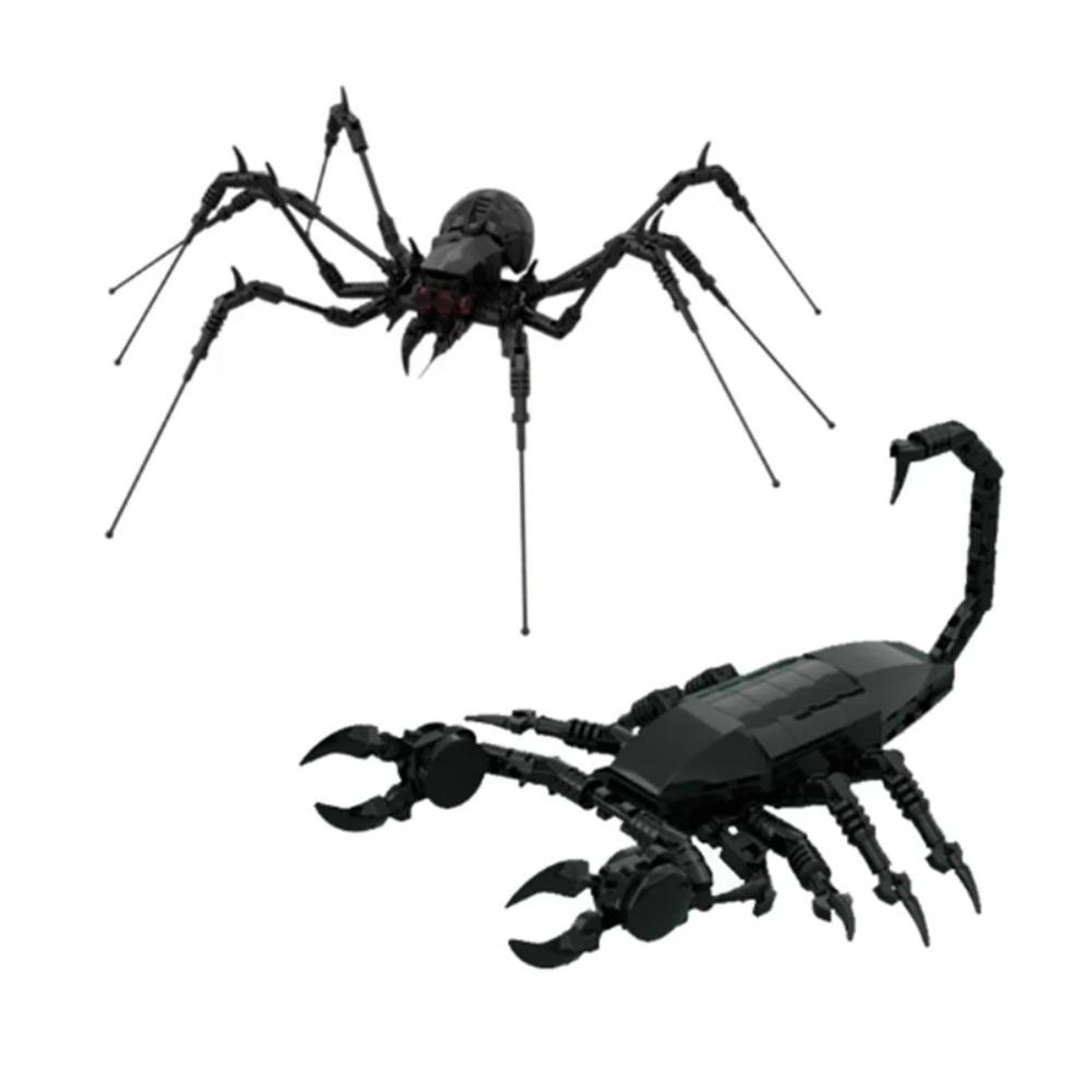 NOVÝ Magický Strašidelný Pavouk Araneid Štír MOC Stavebnice Model DIY Vzdělávací Stavebnice Hračky Děti Vánoční Dárky