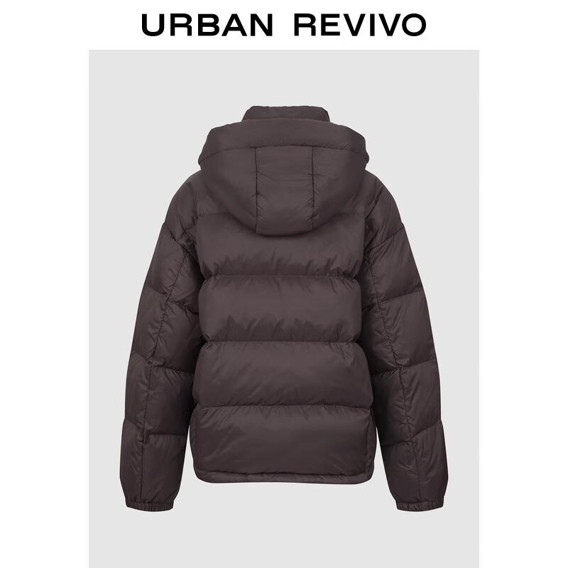 UR 2025 Women's Hooded Quilted Down Jacket