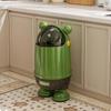 Trash Can Cute with Lid Lidded Cartoon Waste Bin for Kids, Teens, Bedroom, Living Room,