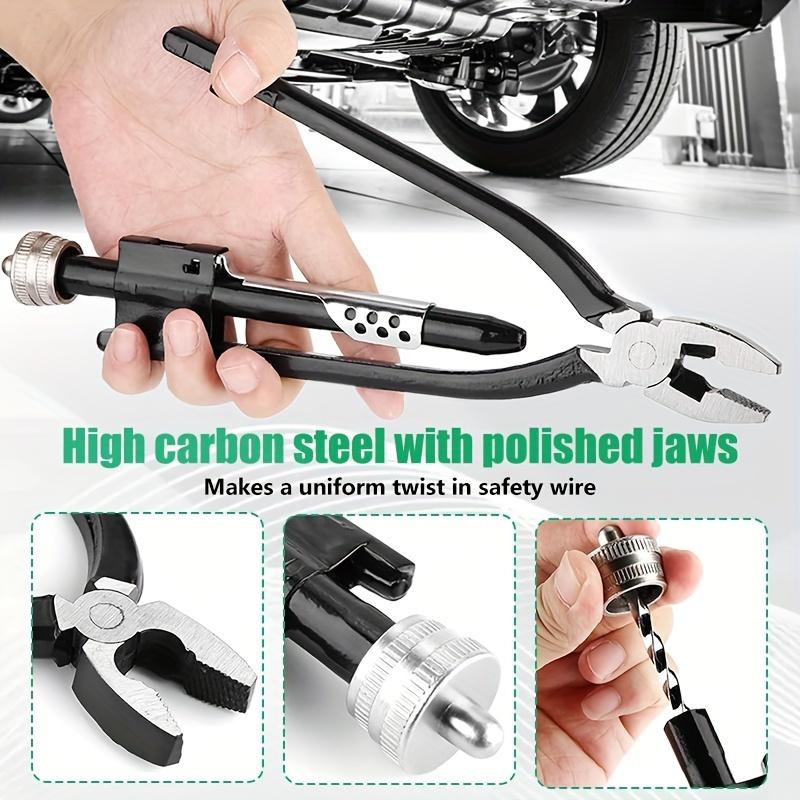 The 15.24 Cm/22.86 Cm Wire Twisting Pliers, High-carbon Steel Twist Wire Tool with Polished Jaws for Grin Twisting and Cuting Stainless Steel