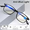 Ultra-Lightweight Square-Frame Anti-Blue Light Prescription Glasses Business-Grade High Definition Comfort Eyewear