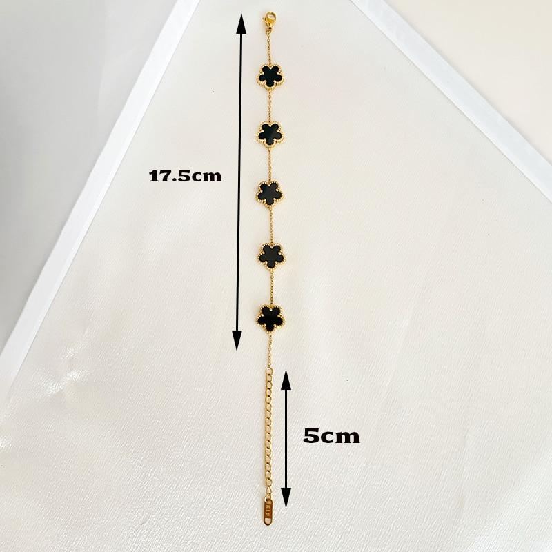 Conjunto de joias de flores de aço inoxidável, presentes de Natal, colar de pingente de moda moderna de luxo, brincos, pulseira, joias para mulheres