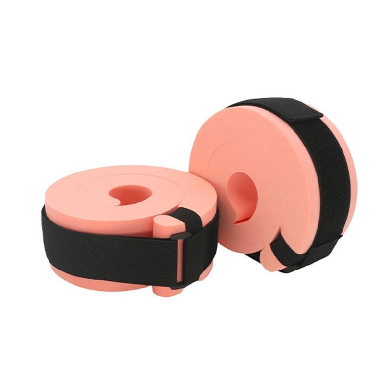 1Pair Foams Swim Aquatic Cuffs Water Aerobics Float Hoop Ankles Arm Belt with Quickly Release Buckle Exercise Cuffs