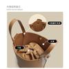 Commuter to work Bucket bag Women's bag Large capacity vegetable basket bag 2025 New high-end shoulder portable summer