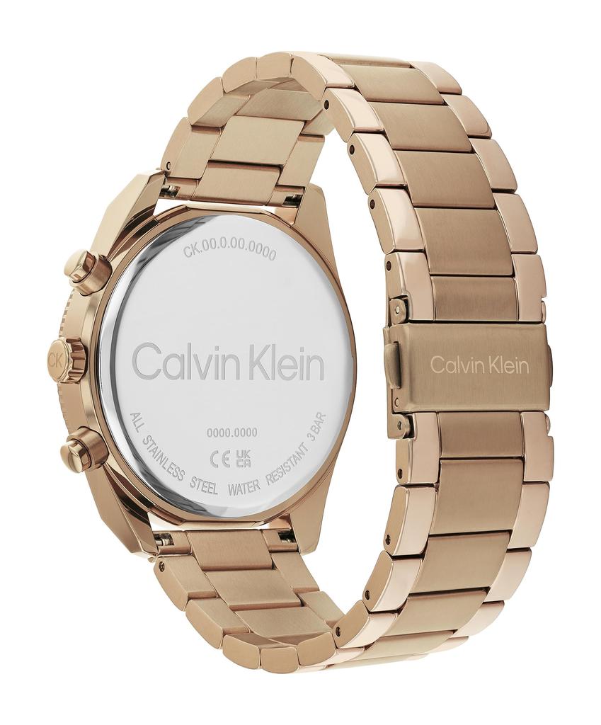 Calvin Klein IMPACT 25200357 Roségold Herrenuhr,