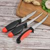 Fischmesser aus Edelstahl mit schwimmender Fischklinge, multifunktionales Küchenmesser, Outdoor-Fischmesser, Wellenschliffmesser mit Scheide