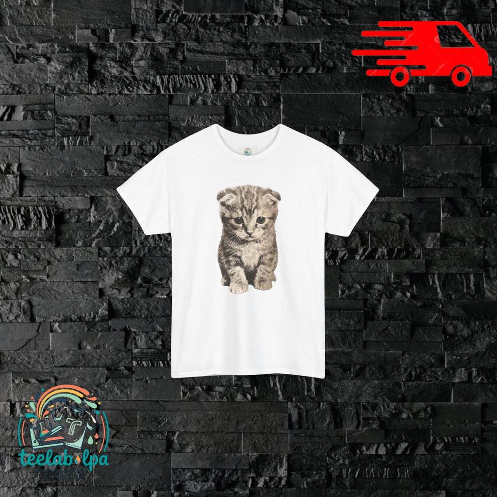 Sad Kitten Meme T-Shirt, Funny Graphic, Casual Unisex Style, Funny Gift Idea for Cat Lovers