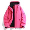 Trendy Brand Women's Blue Softshell Jacket - Windproof & Waterproof, 3-in-1 Autumn/Winter Outdoor Climbing & Mountaineering Apparel