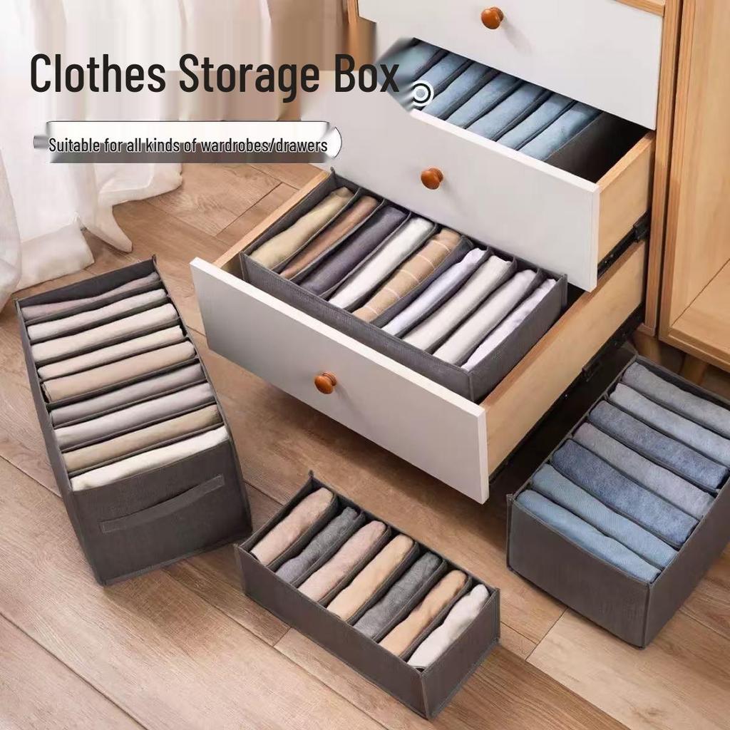 Multifunctional Clothes and Pants Storage Box for Dorm or Home