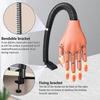 Nail Practice Hand For Acrylic Nails-flexible Nail Training Hand Kit, Fake Mannequin Model Training Hand With 300 Pcs Nail Tips, Nail Files And Clippe