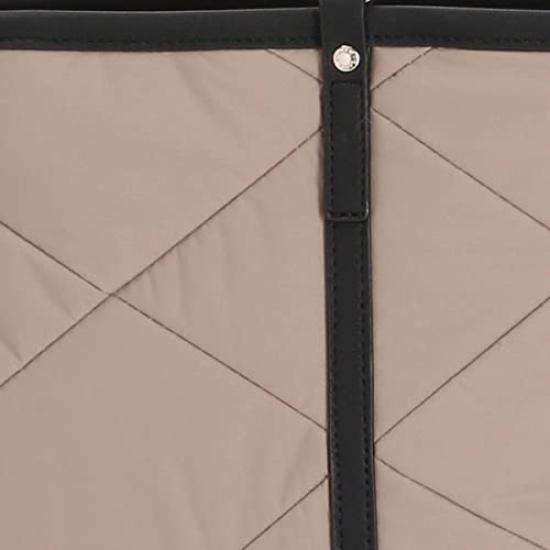 Tote Nylon Taffeta Patchwork A4 Brick Brown [Isaac] Bag, Tote, Women's, (46)