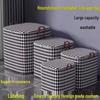 Houndstooth Astronaut Cotton Quilt Dustproof Storage Bag with Zipper