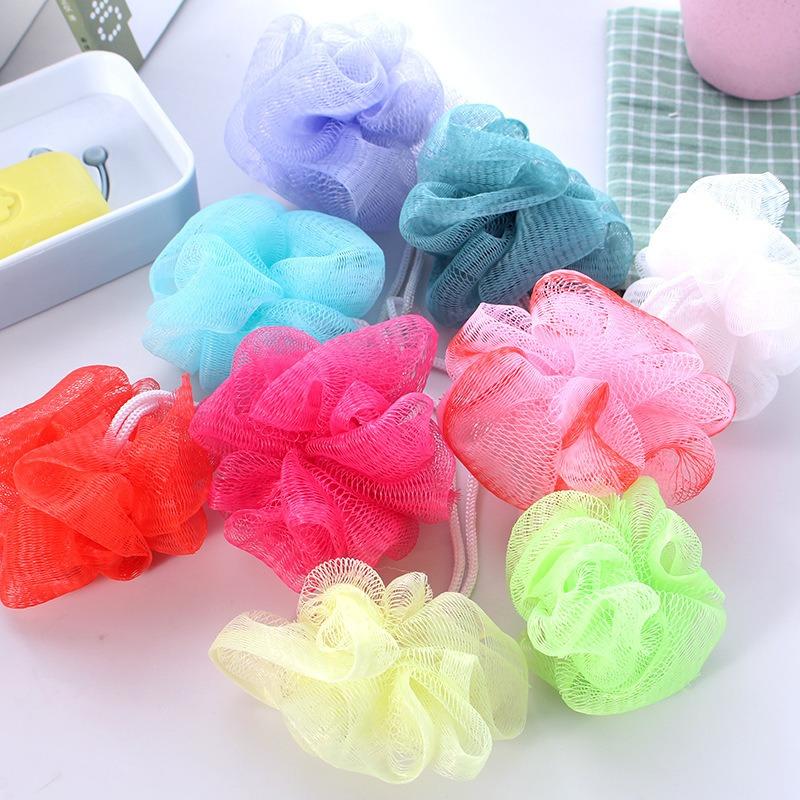 10Pc Color Random Bath Shower Soap Bubble Body Wash Exfoliate Puff Sponge Mesh Net Ball Bath Brushes Random Color Wholesale